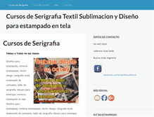 Tablet Screenshot of cursodeestampado.com